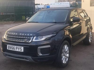 Black Used 2016 Land Rover Range Rover evoque SE Estate | £9,679 (Good price)