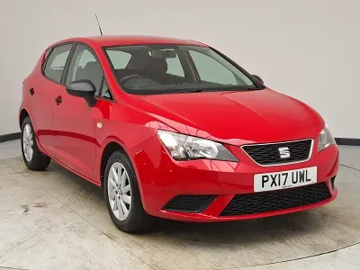 Used Seat Ibiza SOL 75 HP (55 kW) 2017 Red Hatchback