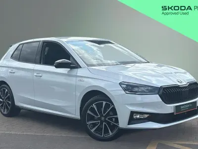 Used Skoda Fabia Monte Carlo 116 HP (85 kW) 2025 White Hatchback