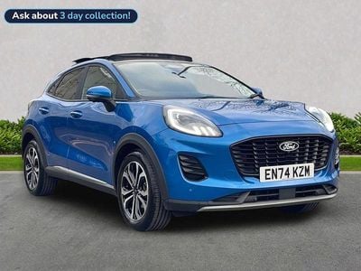 Used Ford Puma Titanium 125 HP (91 kW) 2025 Blue SUV