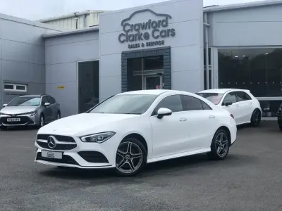 Used Mercedes CLA250e AMG Line Premium 2022 White Sedan