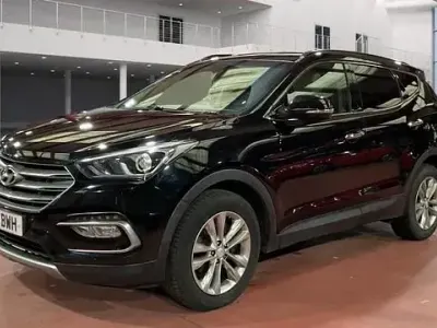 Begagnad Hyundai Santa Fe Premium 200 HK (147 kW) 2016 Svart SUV