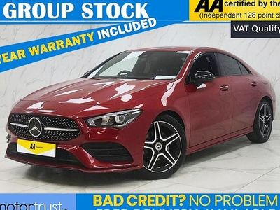 Used Mercedes CLA180 AMG line 136 HP (100 kW) 2022 Red Sedan