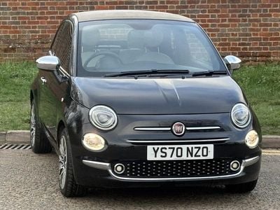 Used Fiat 500 Star 70 HP (51 kW) 2021 Black Cabriolet