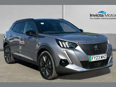 Second-hand Peugeot e-2008 Premium 100 kW (136 CP) 2023 Gri SUV