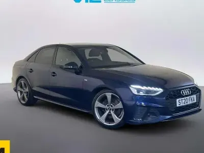 Used Audi A4 Black Edition 150 HP (110 kW) 2020 Blue Sedan