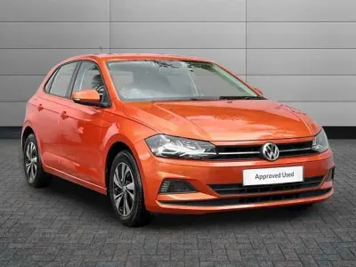 Used VW Polo SE 65 HP (47 kW) 2019 Orange Hatchback