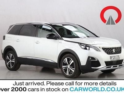 White Used 2020 Peugeot 5008 GT-line SUV | £16,902 (Fair price)