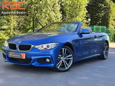 Used BMW 435 M Sport 313 HP (230 kW) 2015 Blue Cabriolet