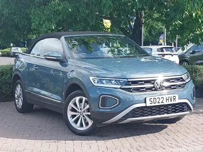 Used VW T-Roc Style 110 HP (80 kW) 2022 Blue SUV