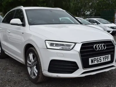 Used Audi Q3 S-Line 150 HP (110 kW) 2016 White SUV