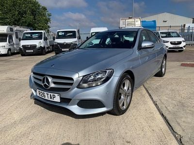 Begagnad Mercedes C220 Executive 170 HK (125 kW) 2018 Silver Sedan