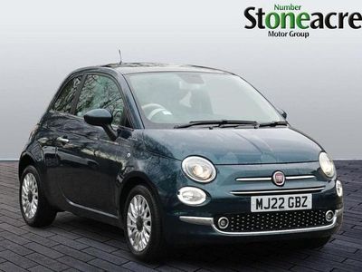 Blue Used 2022 Fiat 500 Dolcevita Hatchback | £9,497 (Fair price)