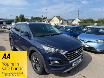 Used Hyundai Tucson Premium 115 HP (84 kW) 2019 Blue SUV
