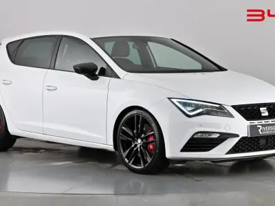 Used Seat Leon CUPRA 300 HP (220 kW) 2018 Nevada white Hatchback