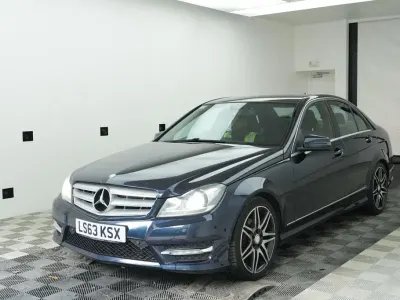 Used Mercedes C250 AMG 2013 Blue Sedan