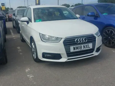 Used Audi A1 Sport 95 HP (69 kW) 2018 White Hatchback