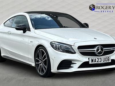 Begagnad Mercedes C43 AMG Premium Plus 2023 Vit Sportkupé