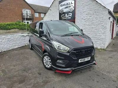 Used Ford Transit Custom Limited 130 HP (95 kW) 2019 Black Van