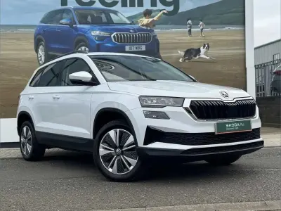 Used Skoda Karoq SE Drive 107 HP (78 kW) 2022 White SUV
