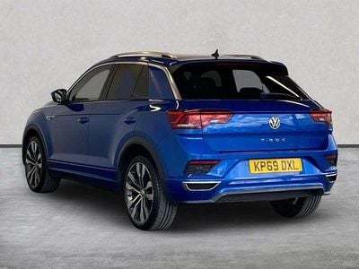 Usado VW T-Roc R-line 115 HP (84 kW) 2019 Azul SUV