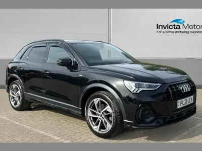 Used Audi Q3 Black Edition 150 HP (110 kW) 2021 Black pearl metallic SUV