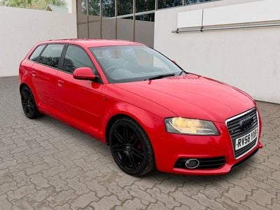 Used Audi A3 S-Line 2008 Red Hatchback