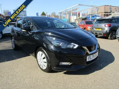 Used Nissan Micra Acenta 92 HP (67 kW) 2021 Black Hatchback