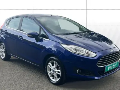 Used Ford Fiesta Zetec 82 HP (60 kW) 2017 Blue Hatchback