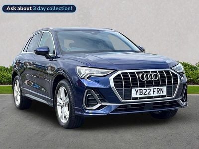 Begagnad Audi Q3 S-Line 147 HK (108 kW) 2022 Blå SUV