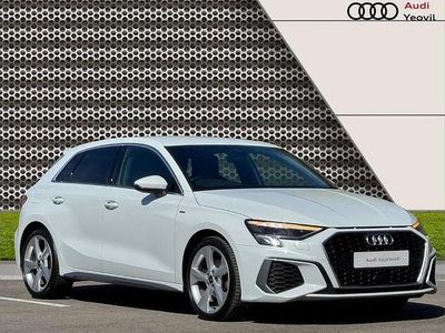 Used Audi A3 S-Line 147 HP (108 kW) 2023 White Sedan