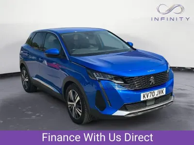 Used Peugeot 3008 Allure 131 HP (96 kW) 2021 Blue SUV