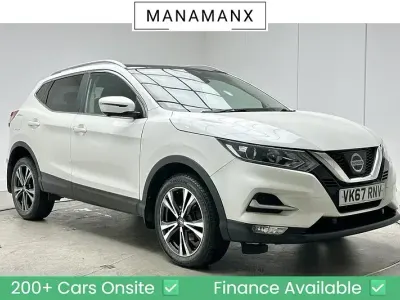 Used Nissan Qashqai N-Connecta 110 HP (80 kW) 2017 White SUV