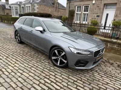 Usado Volvo V90 R-Design 190 CV (139 kW) 2018 Gris Familiar