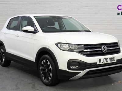 White Used 2020 VW T-Cross S SUV | £13,613 (Fair price)