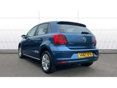 Used VW Polo Edition 90 HP (66 kW) 2017 Blue Hatchback