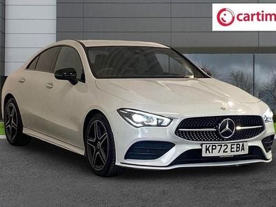 Begagnad Mercedes CLA200 AMG Line Premium 163 HK (119 kW) 2022 Vit Sportkupé
