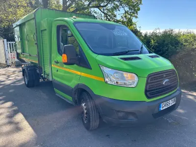 Used Ford Transit 100 HP (73 kW) 2016 Green Cabriolet