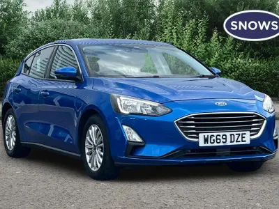 Used Ford Focus Titanium 125 HP (91 kW) 2019 Blue Hatchback