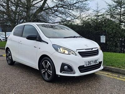 Used Peugeot 108 GT-line 82 HP (60 kW) 2017 White Hatchback