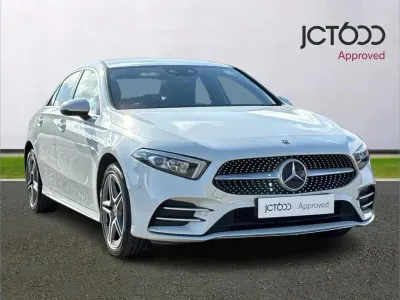 Used Mercedes A250 AMG Line Premium 214 HP (157 kW) 2020 White Sedan