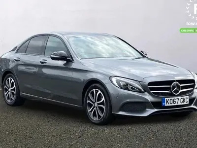 Begagnad Mercedes C200 Active 136 HK (100 kW) 2018 Grå Sedan