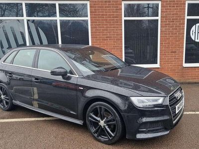 Used Audi A3 Sportback S-Line 116 HP (85 kW) 2019 Black Hatchback