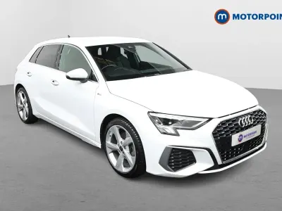 Used Audi A3 S-Line 2023 White Sedan