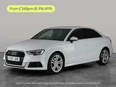 Begagnad Audi A3 S-Line 184 HK (135 kW) 2017 Vit Sedan
