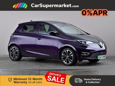 Mauve/purple Used 2022 Renault Zoe Iconic Hatchback | £15,697