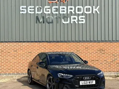 Used Audi A4 Black Edition 163 HP (119 kW) 2021 Black Sedan