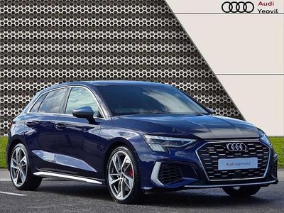 Begagnad Audi S3 Sportback Comfort 310 HK (228 kW) 2021 Blå Halvkombi