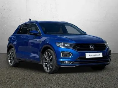 Used VW T-Roc R-line 150 HP (110 kW) 2022 Blue SUV
