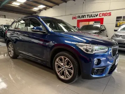 Used BMW X1 Sport Line 190 HP (139 kW) 2018 Blue SUV
